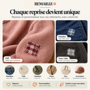 Le Kit REMAILLE — Réparez & personnalisez vos vêtements